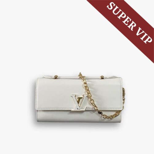 Super Vip 1:1 – Louis Vuitton Wallet On Chain Capucines Snow 23Cm