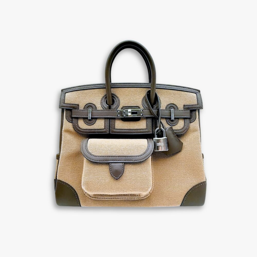 Hermes Birkin Cargo Mousse And Ecorce Toile 25Cm