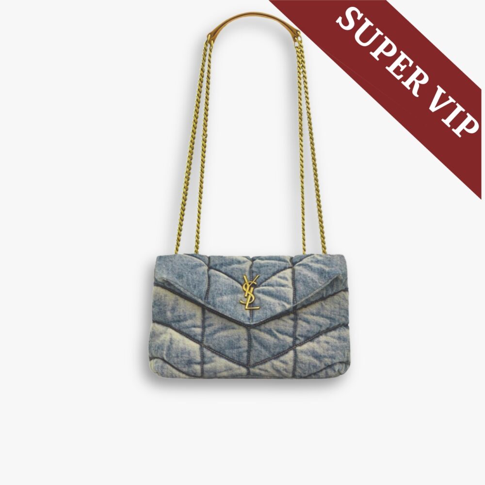 Super Vip 1:1 – Saint Laurent Puffer Toy In Denim 30Cm 7593372PT674575