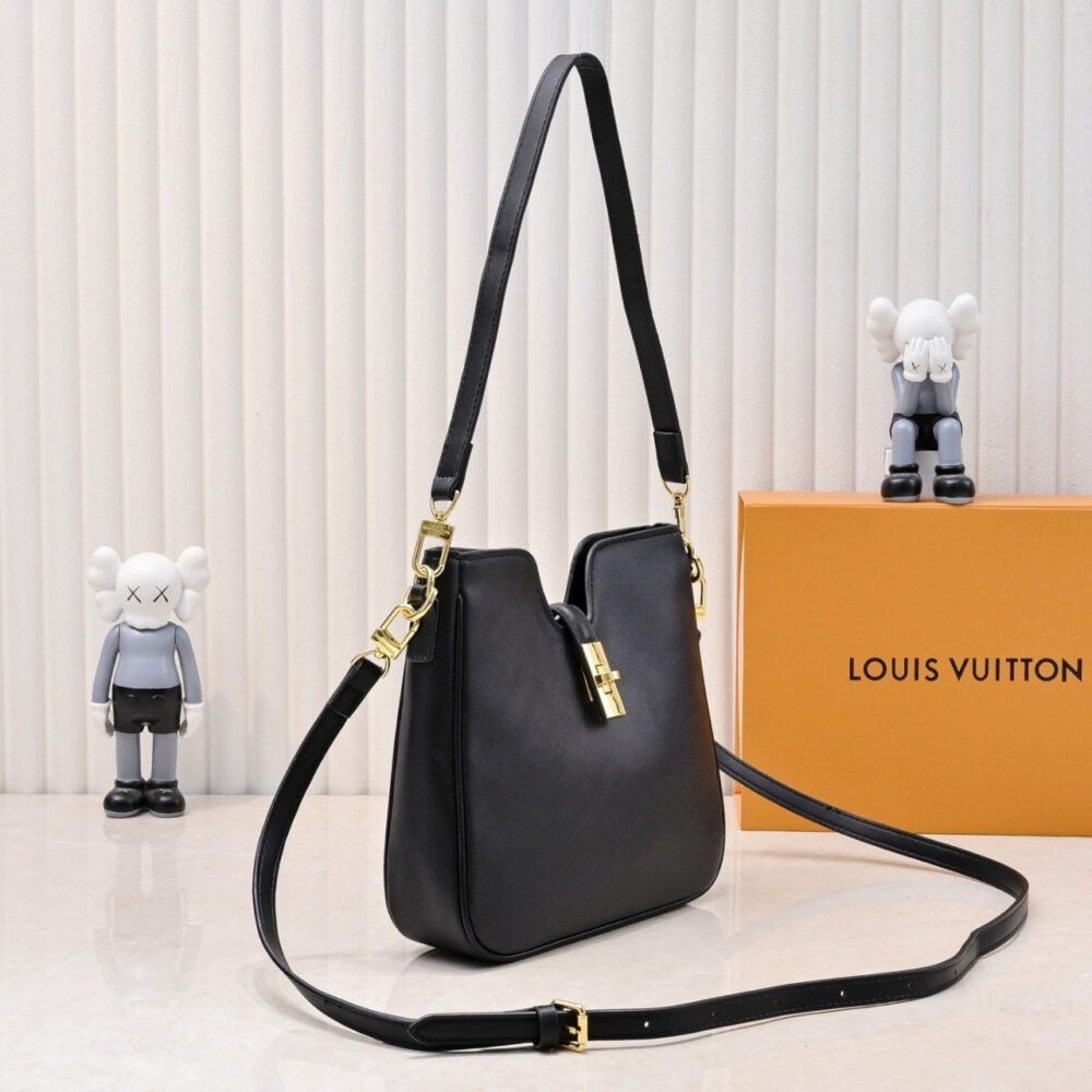 Louis Vuitton Small Hobo Bag Black 24Cm - Image 3