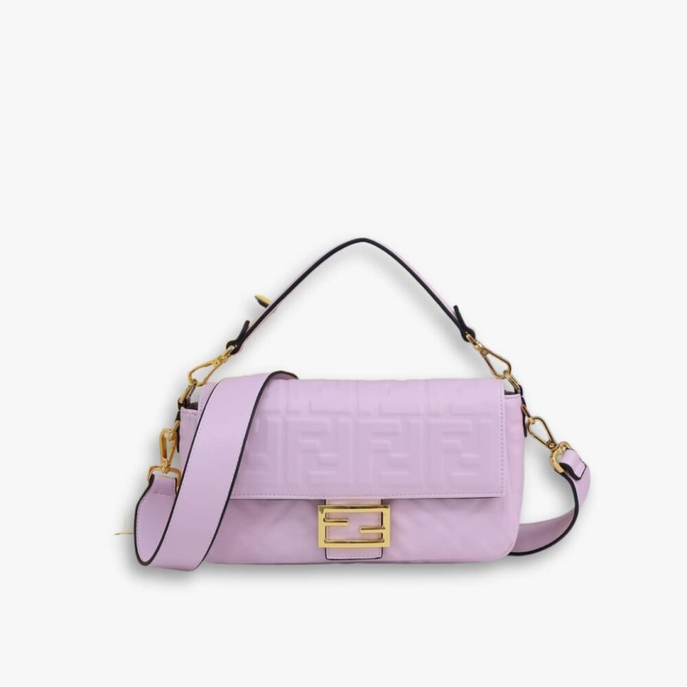 Fendi Baguette Bag Purple 27Cm