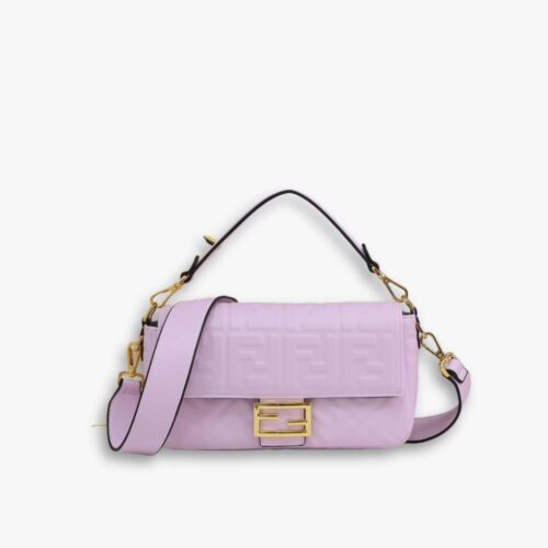 Fendi Baguette Bag Purple 27Cm