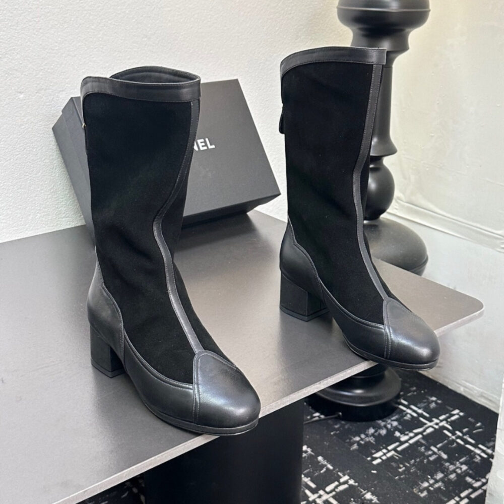 Chanel Métiers Dart High Boots Black G46591 B21102 94305 - Image 3