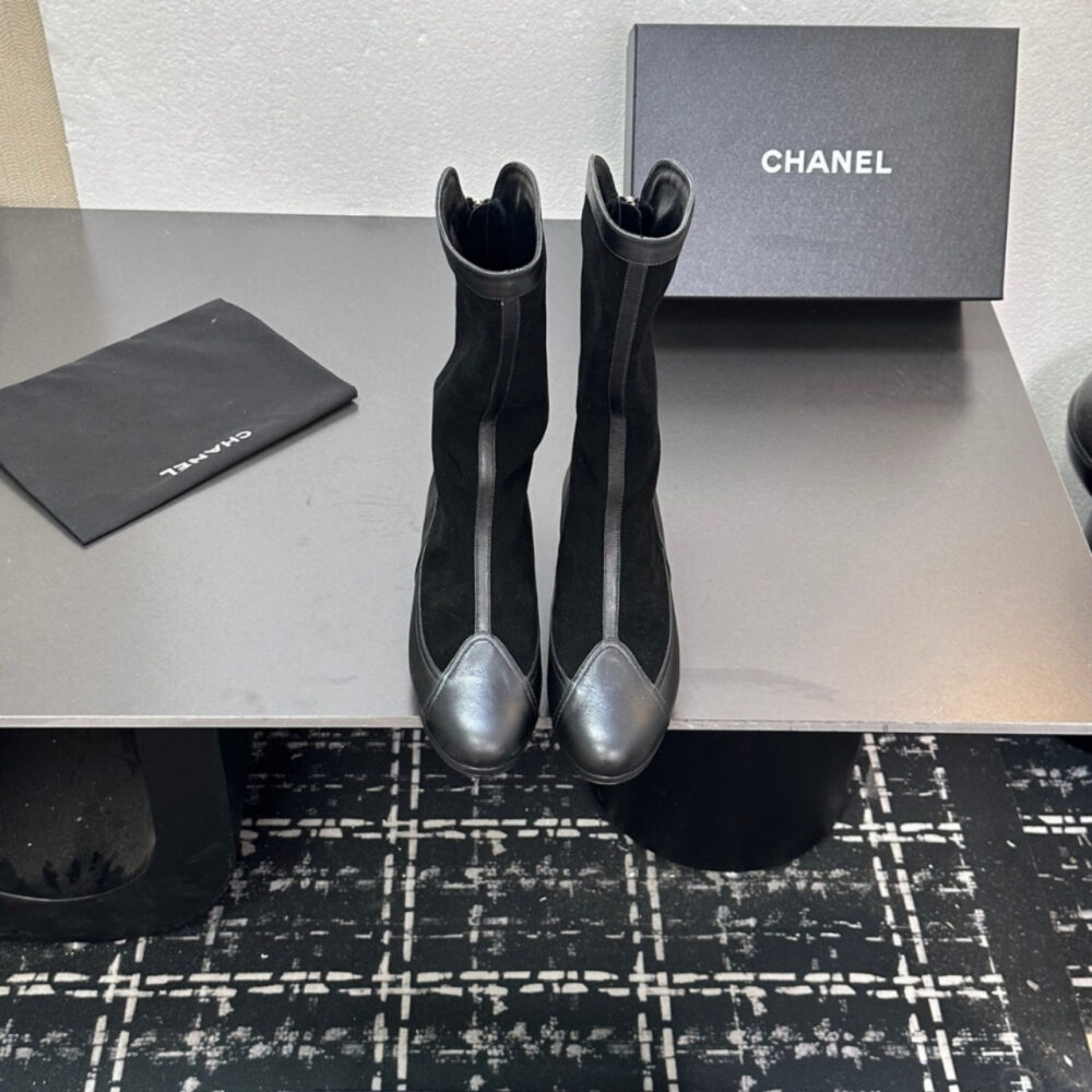 Chanel Métiers Dart High Boots Black G46591 B21102 94305 - Image 4