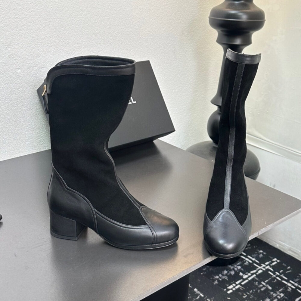 Chanel Métiers Dart High Boots Black G46591 B21102 94305 - Image 5