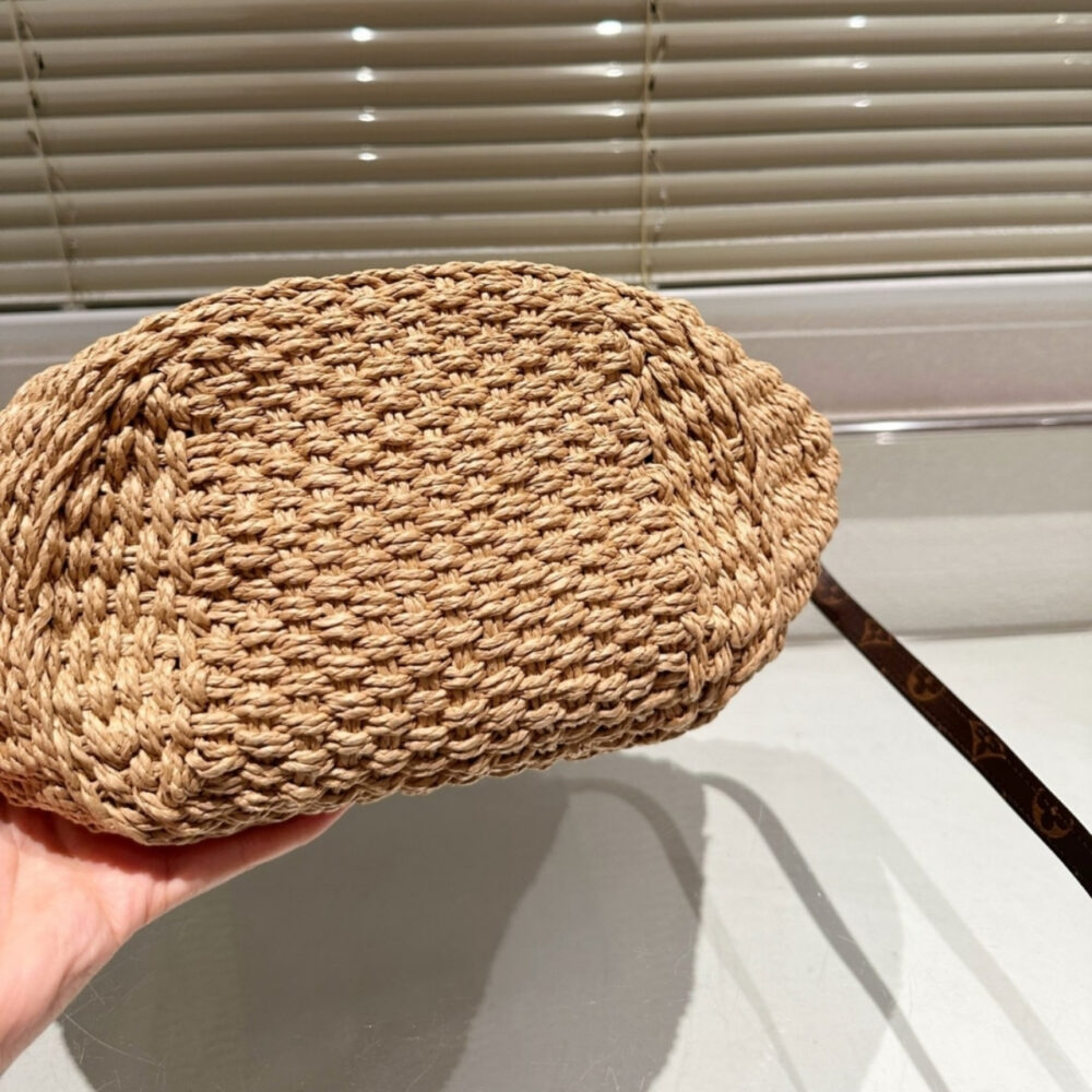 Louis Vuitton Raffia Monogram Crossbody Shoulder Bag Natural 23Cm - Image 5