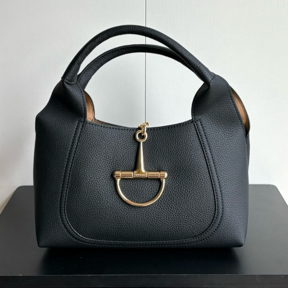 Gucci Softbit Medium Top Handle Bag Black 27Cm 837467 AAEAO 1000 - Image 2