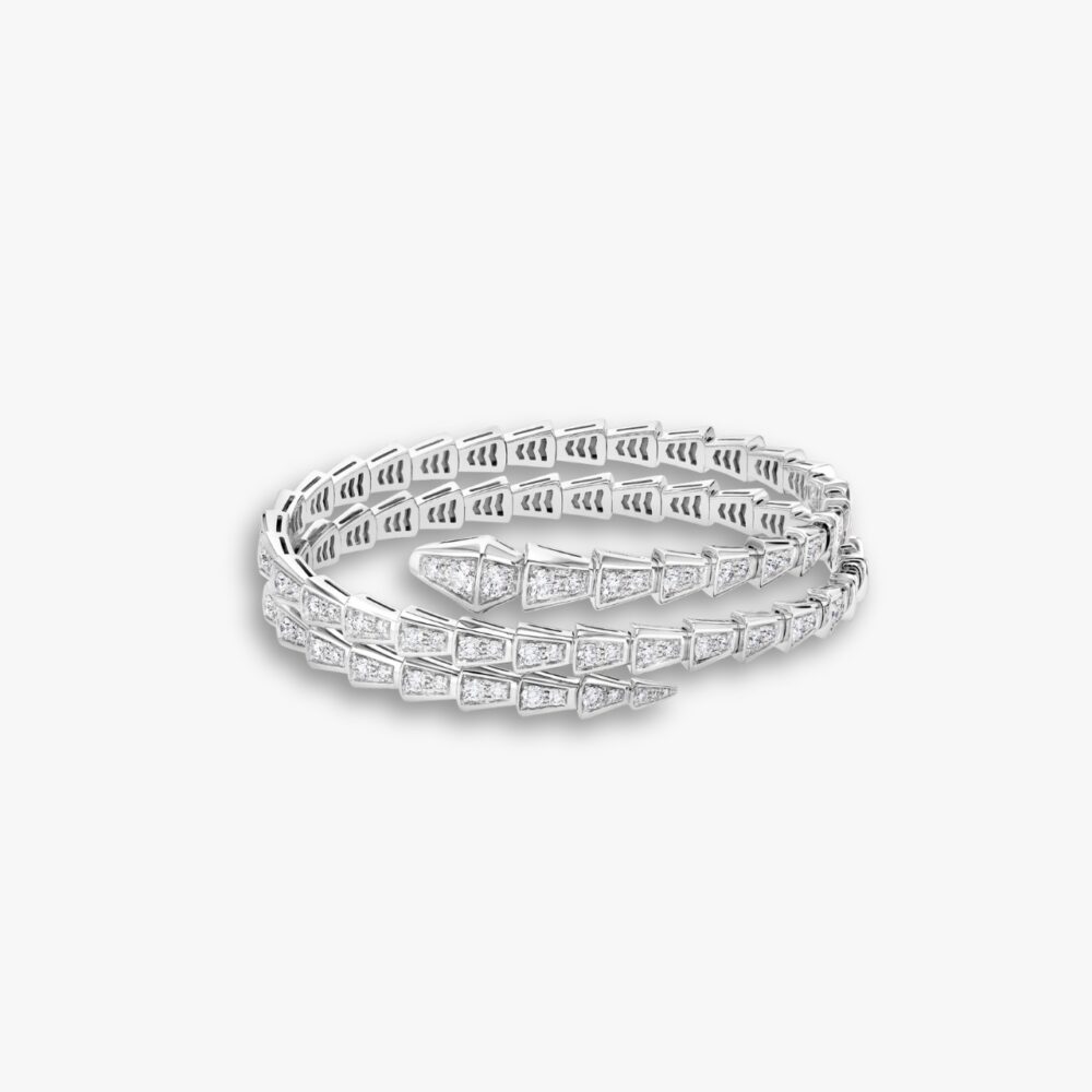 Bvlgari Serpenti Viper Bracelet White Gold 357273