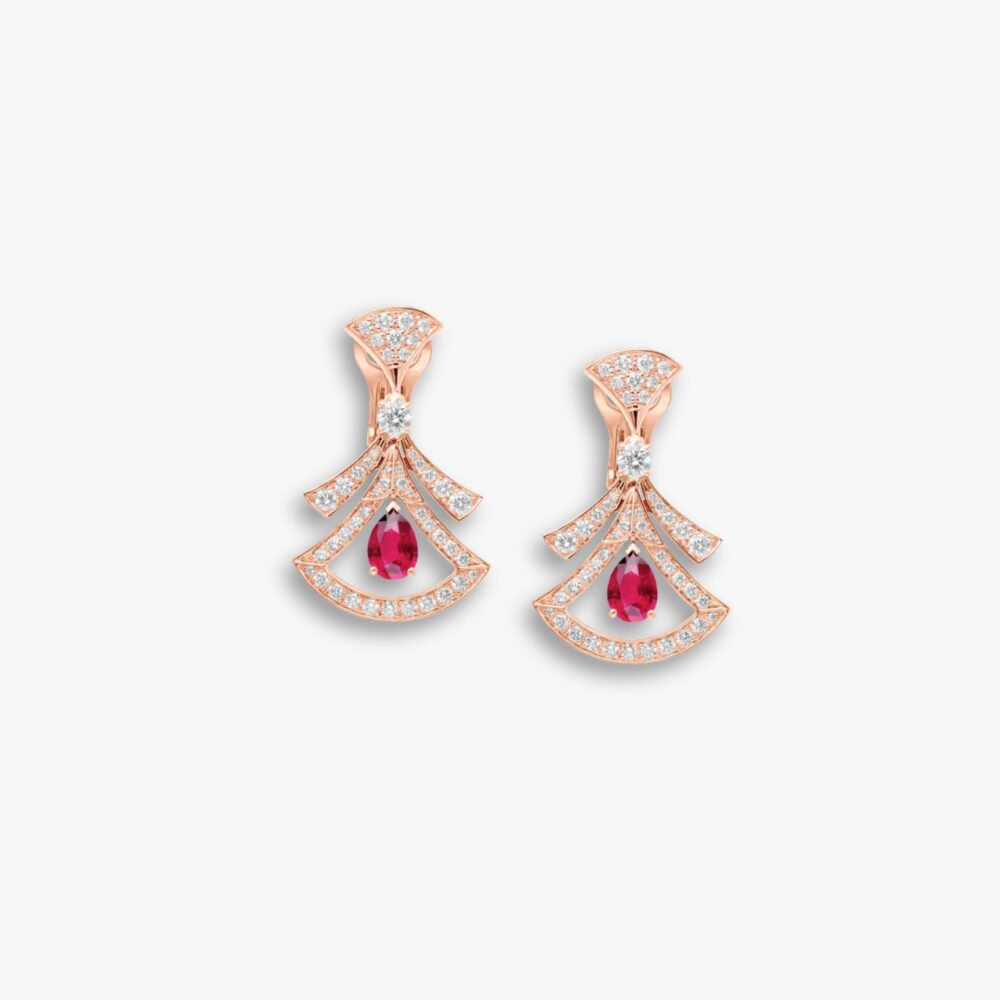 Bvlgari Divas Dream Earrings Rose Gold 356954