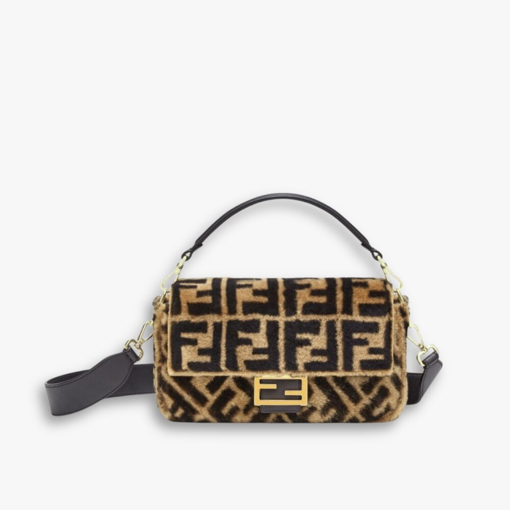 Fendi Baguette Bag Brown 26Cm