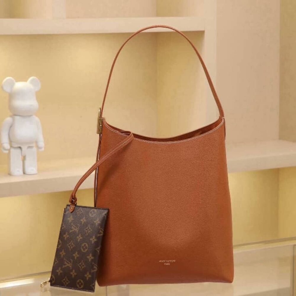 Super Vip 1:1 – Louis Vuitton Low Key Hobo MM Cognac 35Cm M24974 - Image 2