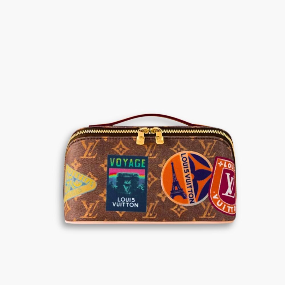Louis Vuitton Toiletry Bag 2 Compartments Brown 24Cm M14744