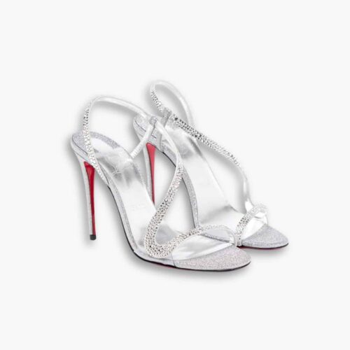 Christian Louboutin Rosalie Strass Silver 3220624S265
