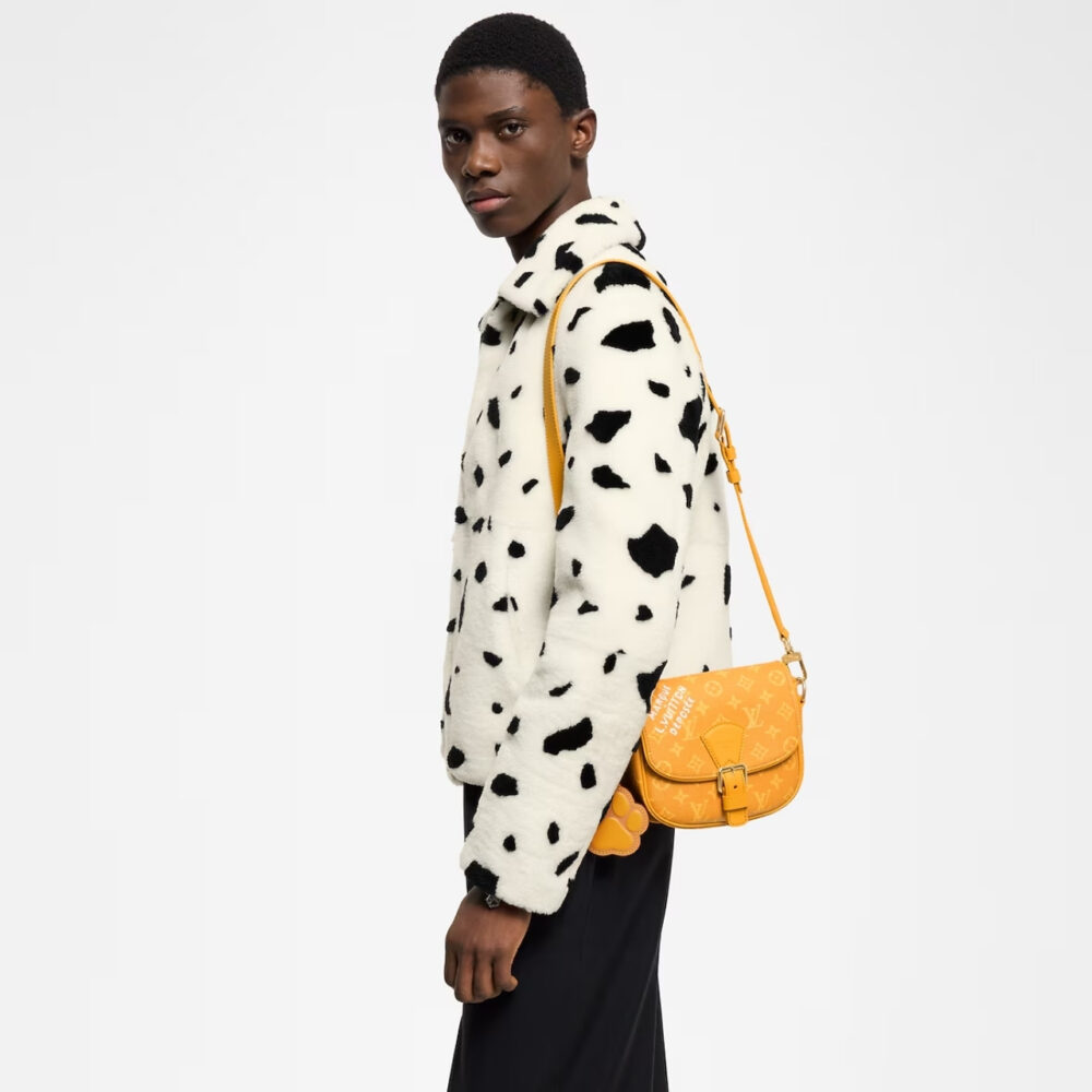 Super Vip 1:1 – Louis Vuitton Montsouris Messenger Bag Yellow 20Cm M12694 - Image 7