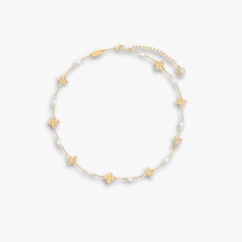 Louis Vuitton Louisa Necklace Gold M01610
