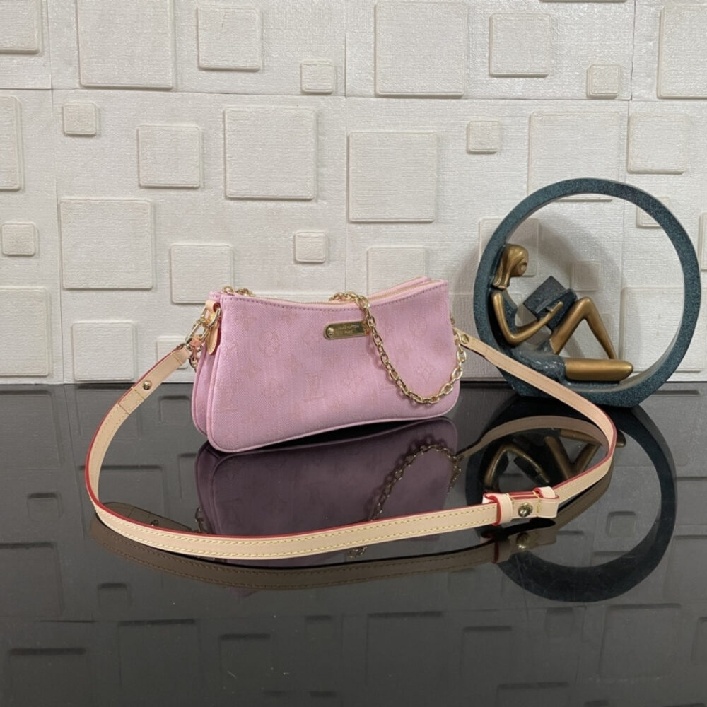 Super Vip 1:1 – Louis Vuitton Pochette Liv Bag Washed Pink 24Cm M14159 - Image 3