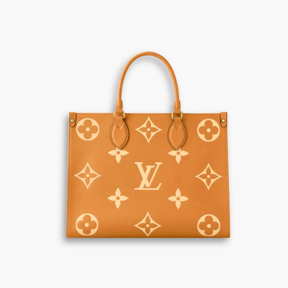 Louis Vuitton Onthego MM Tote Bag Orange 35Cm M45982
