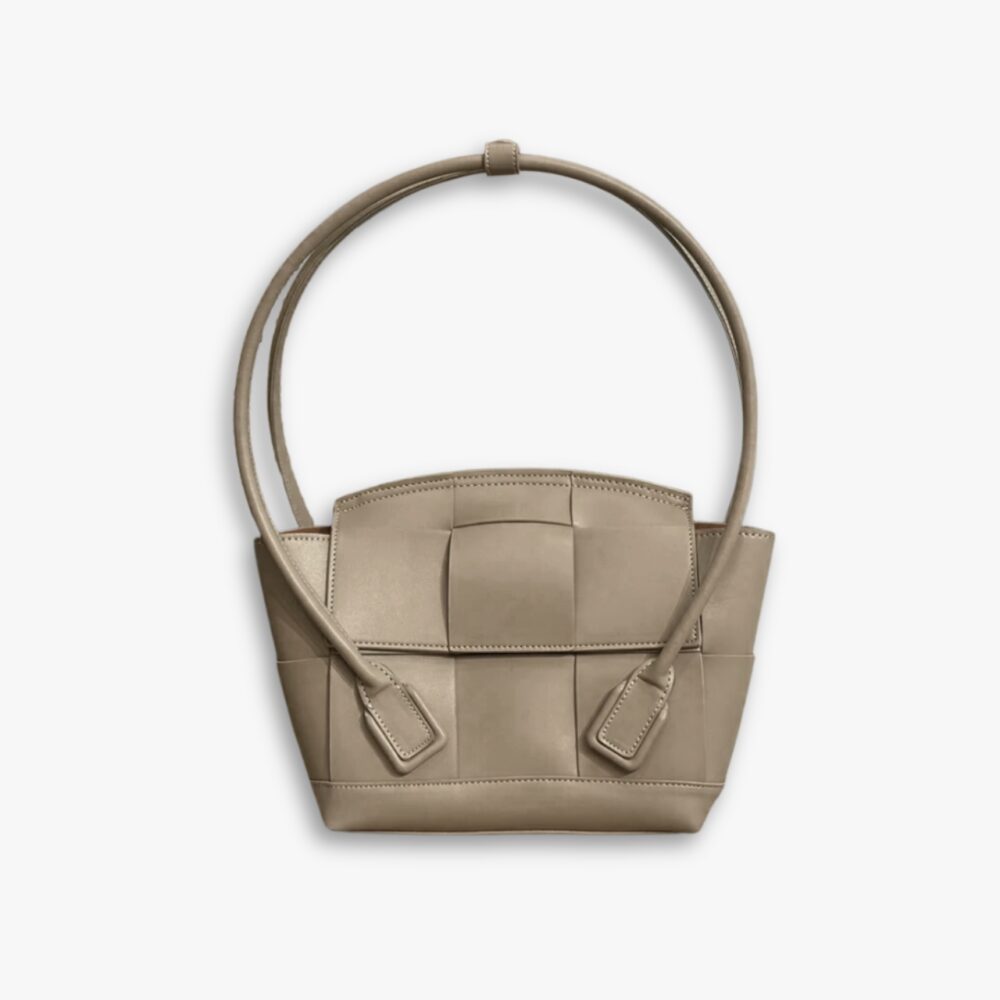 Bottega Veneta Arco Handbag Intrecciato Mud 20Cm