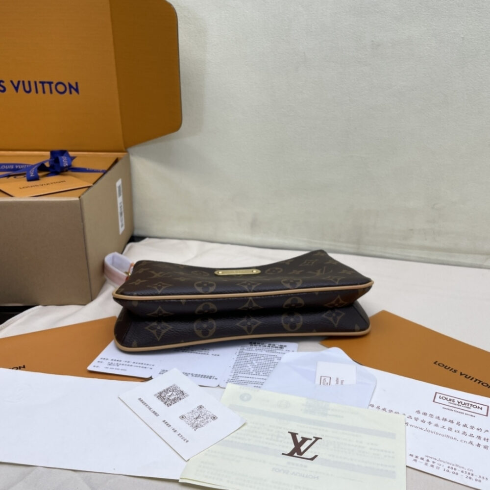 Super Vip 1:1 – Louis Vuitton Pochette Liv Bag Monogram Brown 24Cm M83008 - Image 5