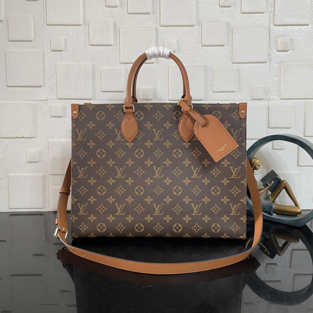 Super Vip 1:1 –  Louis Vuitton OnTheGo Organizer Bag Brown 37Cm M14235 - Image 2