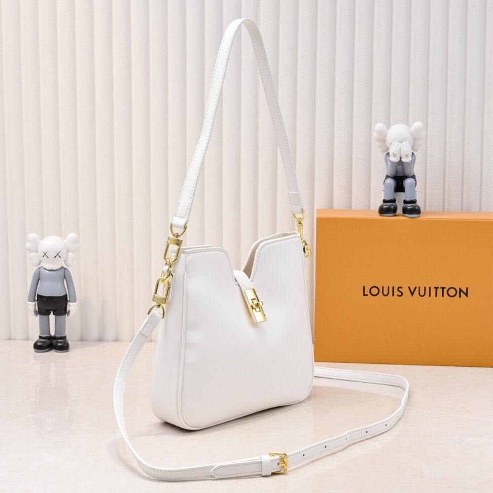 Louis Vuitton Small Hobo Bag White 24Cm - Image 5