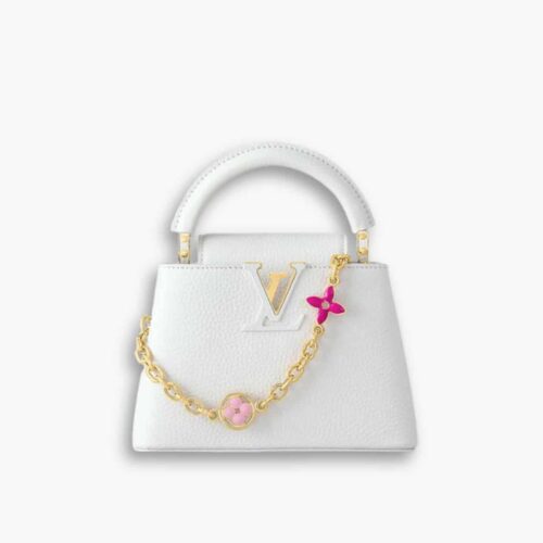 Louis Vuitton Capucines Mini White 21cm M23718