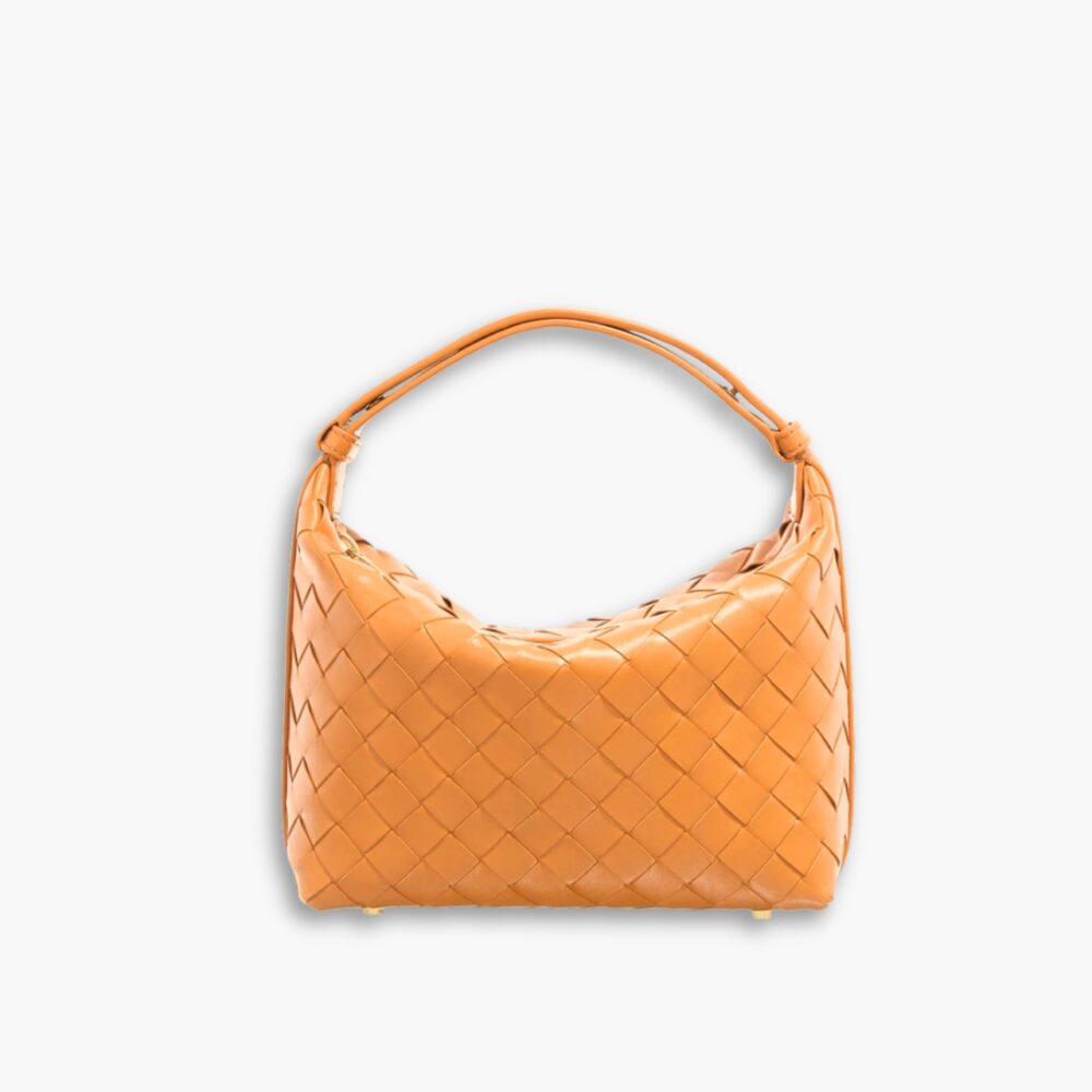 Bottega Veneta  Mini Wallace Top Handle Bag Caramel 20Cm