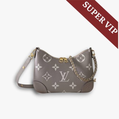 Super Vip 1:1 – Louis Vuitton Boulogne PM Bicolor Monogram Empreinte Dove Gray 26Cm M13224