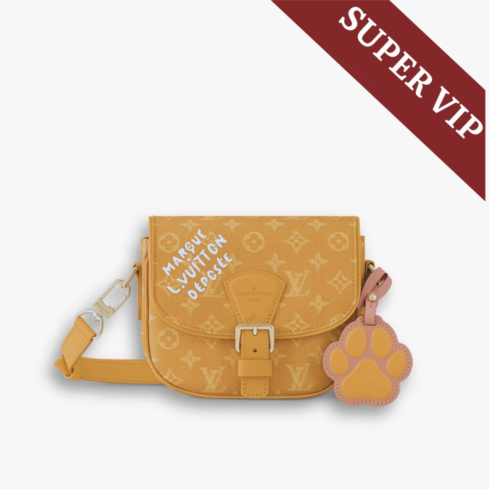 Super Vip 1:1 – Louis Vuitton Montsouris Messenger Bag Yellow 20Cm M12694