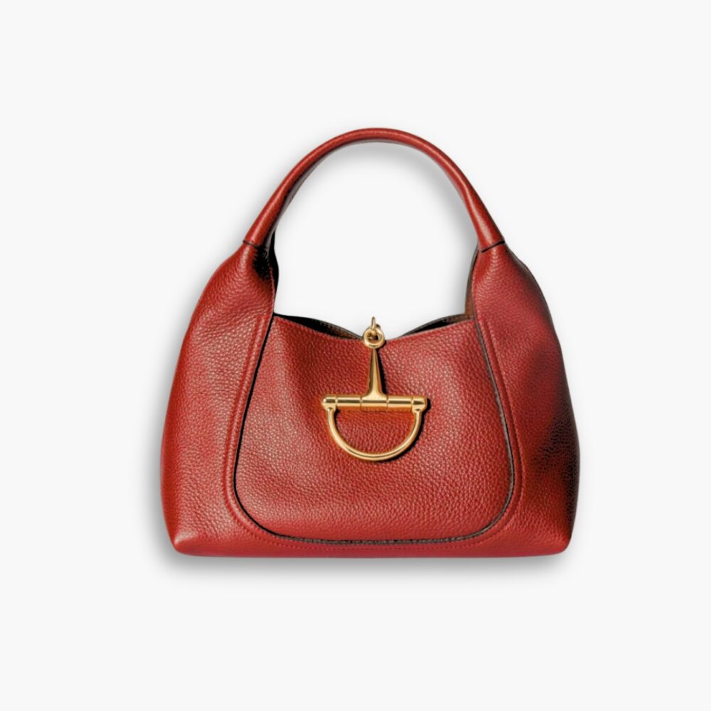 Gucci Softbit Medium Top Handle Bag Rosso Ancora 27Cm 837467 AAEAO 6207