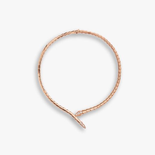 Bvlgari Serpenti Viper Necklace Rose Gold 357793