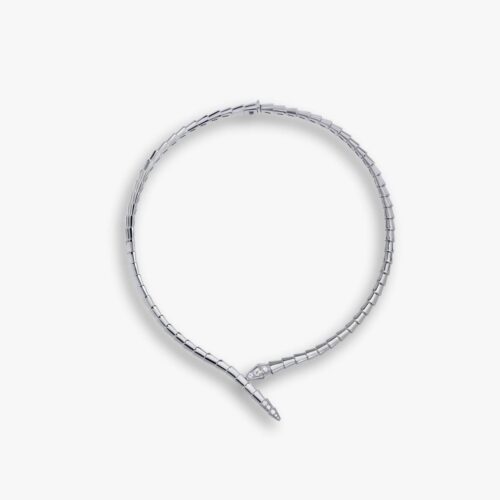 Bvlgari Serpenti Viper Necklace White Gold