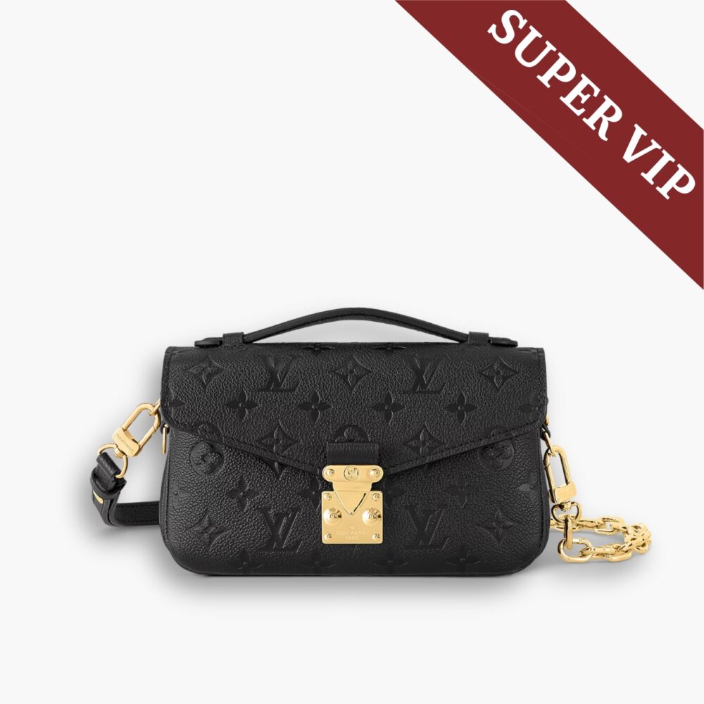 Super Vip 1:1 - Louis Vuitton Pochette Métis East West Bag Black 21Cm M46595