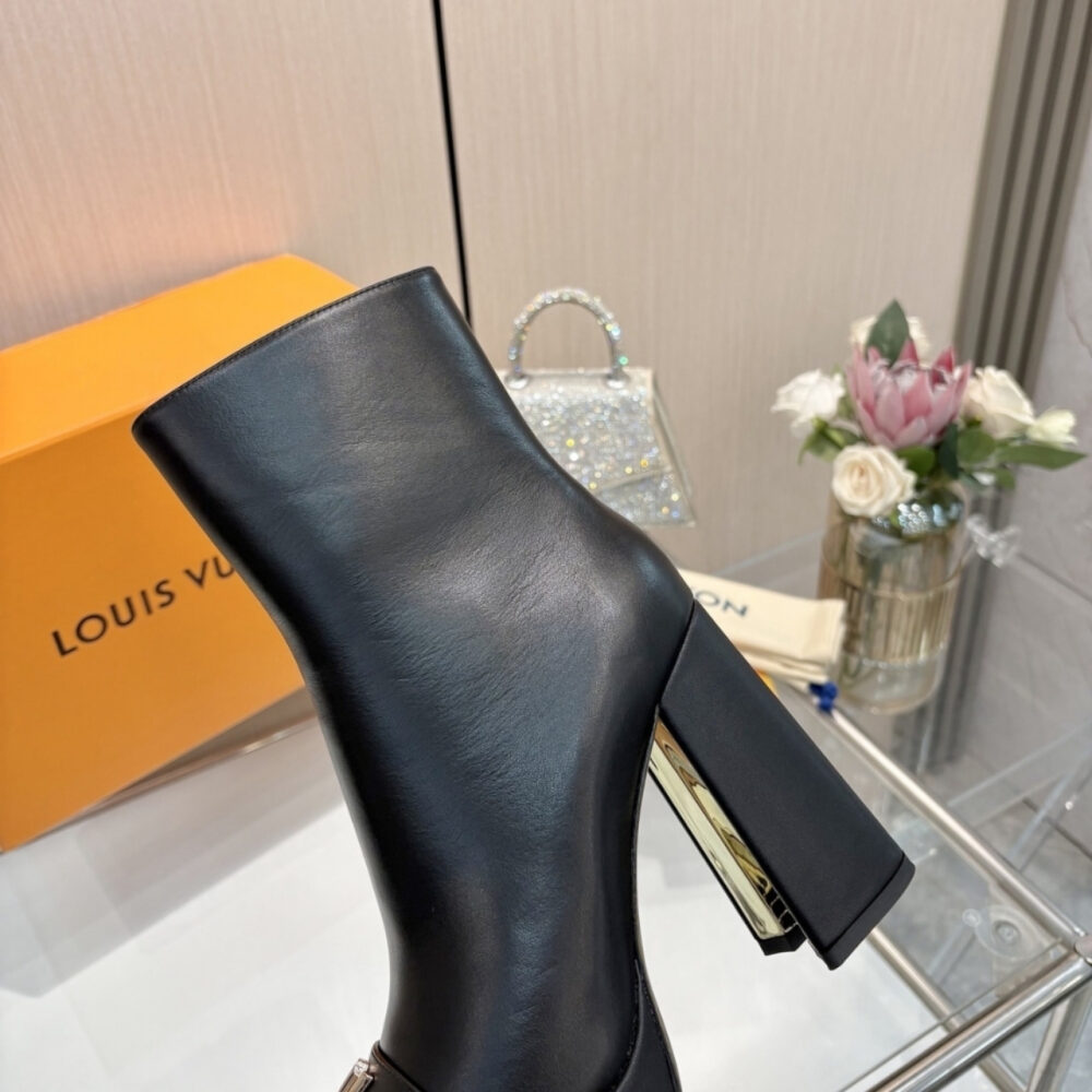 Louis Vuitton Swing Platform Ankle Black 1AICZX - Image 8