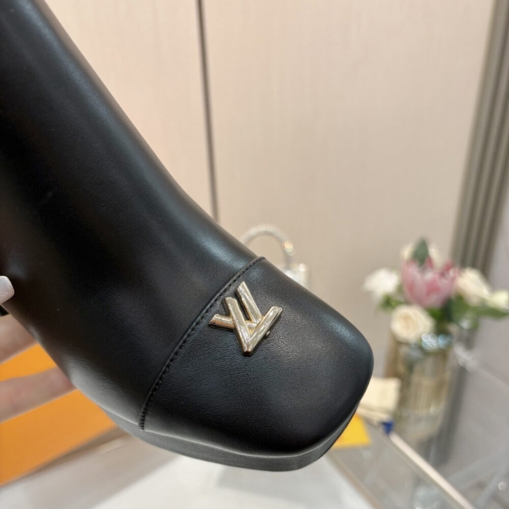 Louis Vuitton Swing Platform Ankle Black 1AICZX - Image 9
