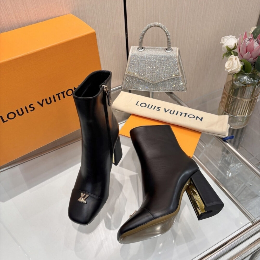 Louis Vuitton Swing Ankle Boot Black 1AICZA - Image 6