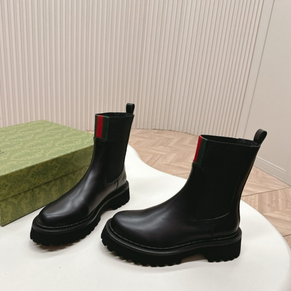 Gucci Chelsea Boot Black 806398 AAD6T 1052 - Image 5