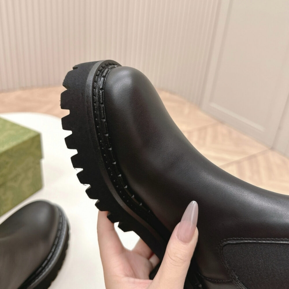 Gucci Chelsea Boot Black 806398 AAD6T 1052 - Image 7