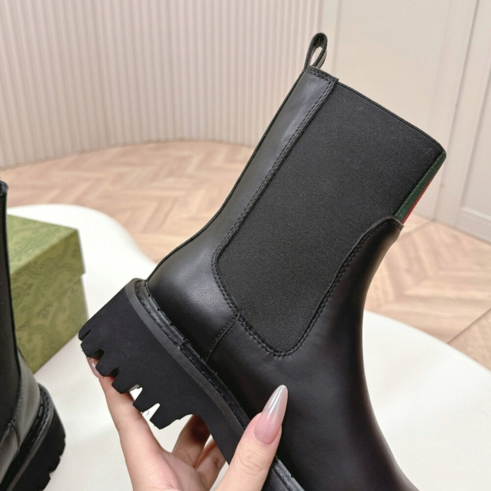Gucci Chelsea Boot Black 806398 AAD6T 1052 - Image 9