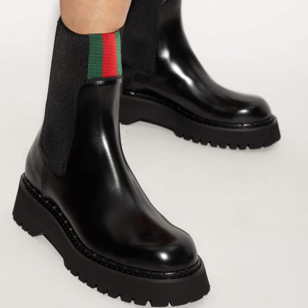 Gucci Chelsea Boot Black 806398 AAD6T 1052 - Image 10