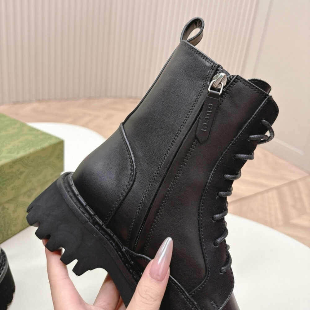Gucci Women Thea Ankle Boot Black 794173 AADIX 1060 - Image 8