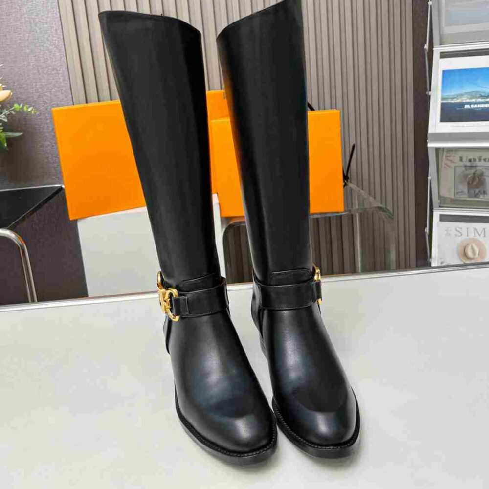 Louis Vuitton Westside Flat High Boot Black 1AC6V8 - Image 3