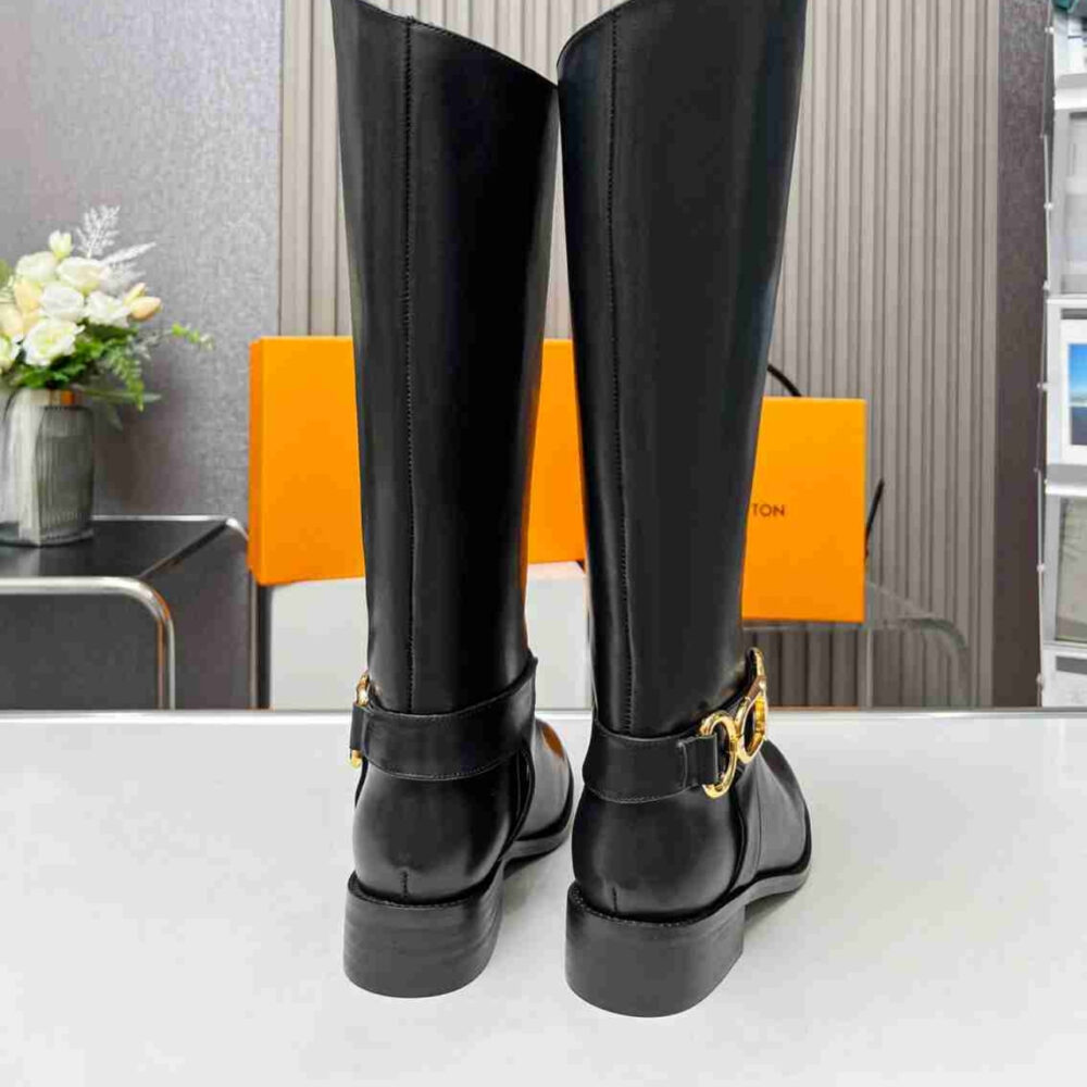 Louis Vuitton Westside Flat High Boot Black 1AC6V8 - Image 5