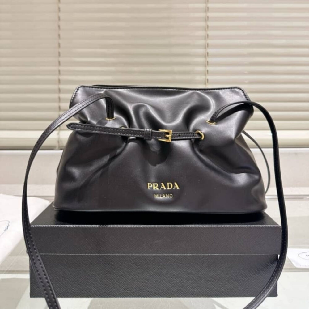 Prada Dada Small Nappa Bag Black 26Cm 1BG586 2DX8 F0002 V OOO - Image 2