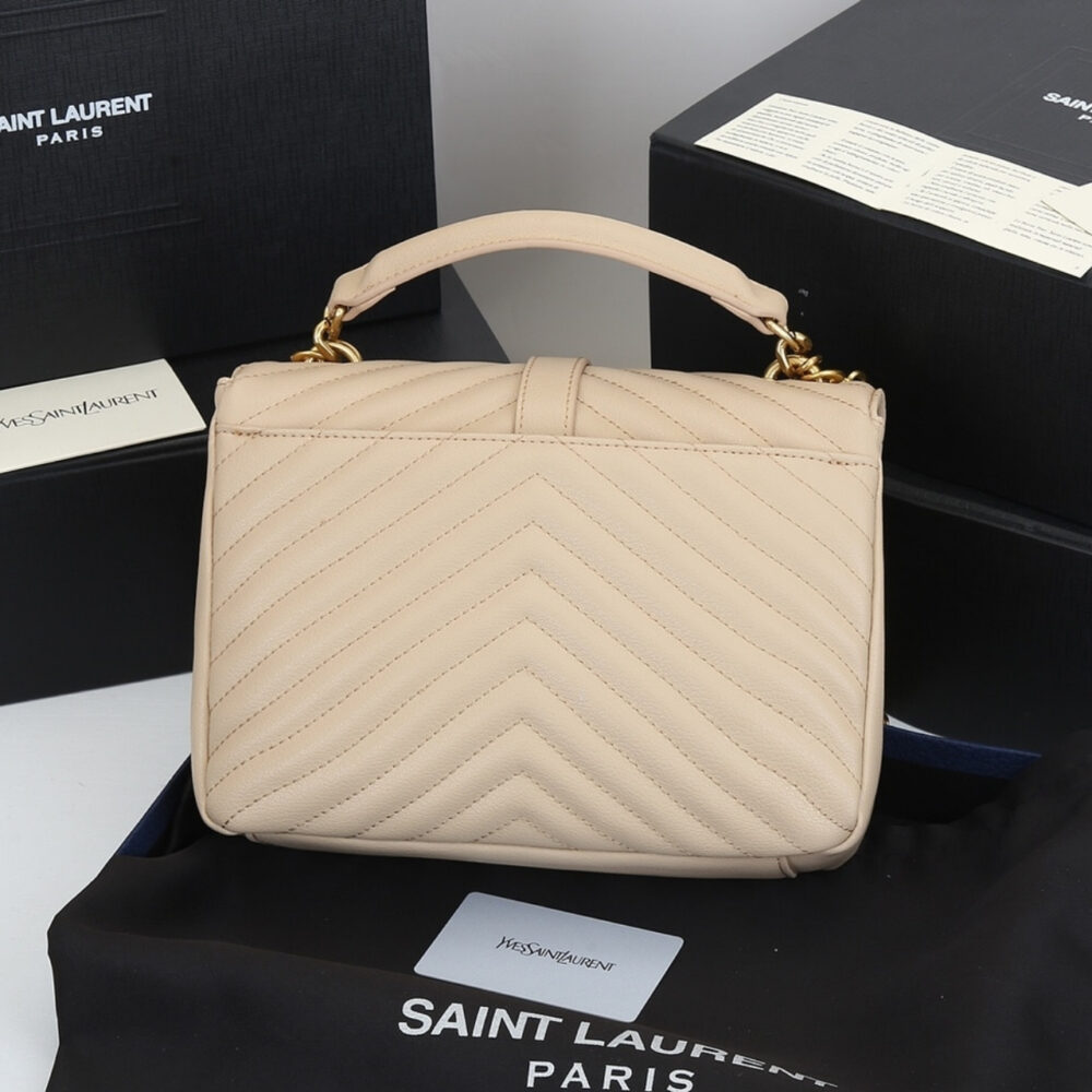 Saint Laurent College Medium Beige 24Cm 600279BRM072721 - Image 5