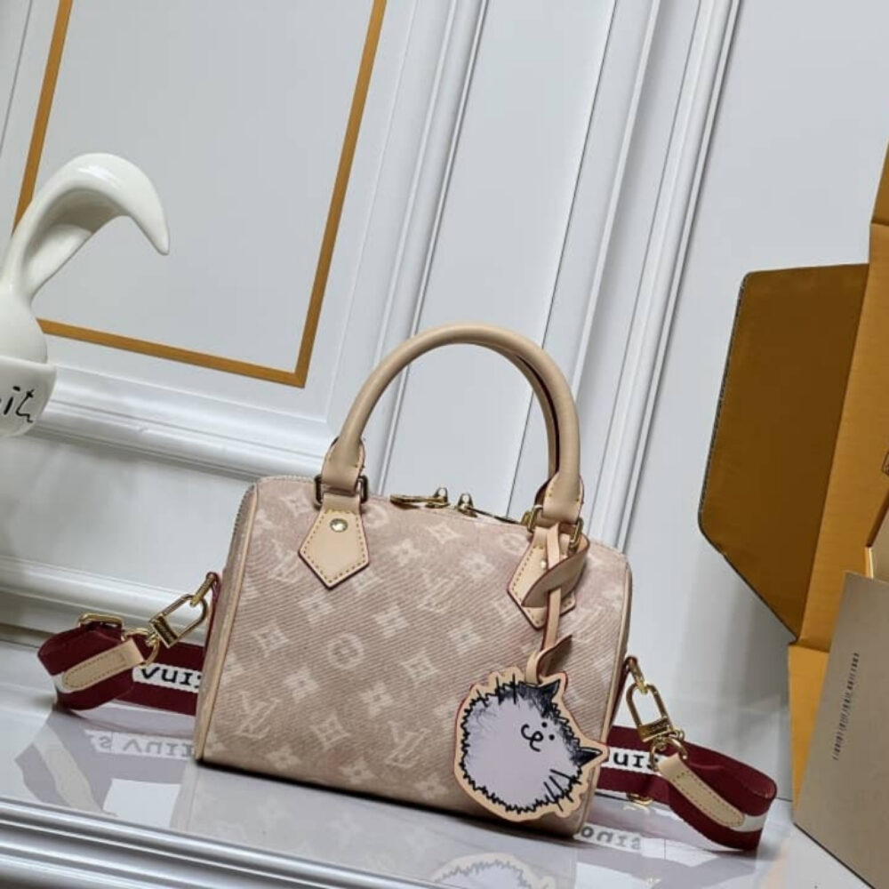 Louis Vuitton Speedy Bandoulière 20 Meowgram Pale Pink 20Cm M15151 - Image 2