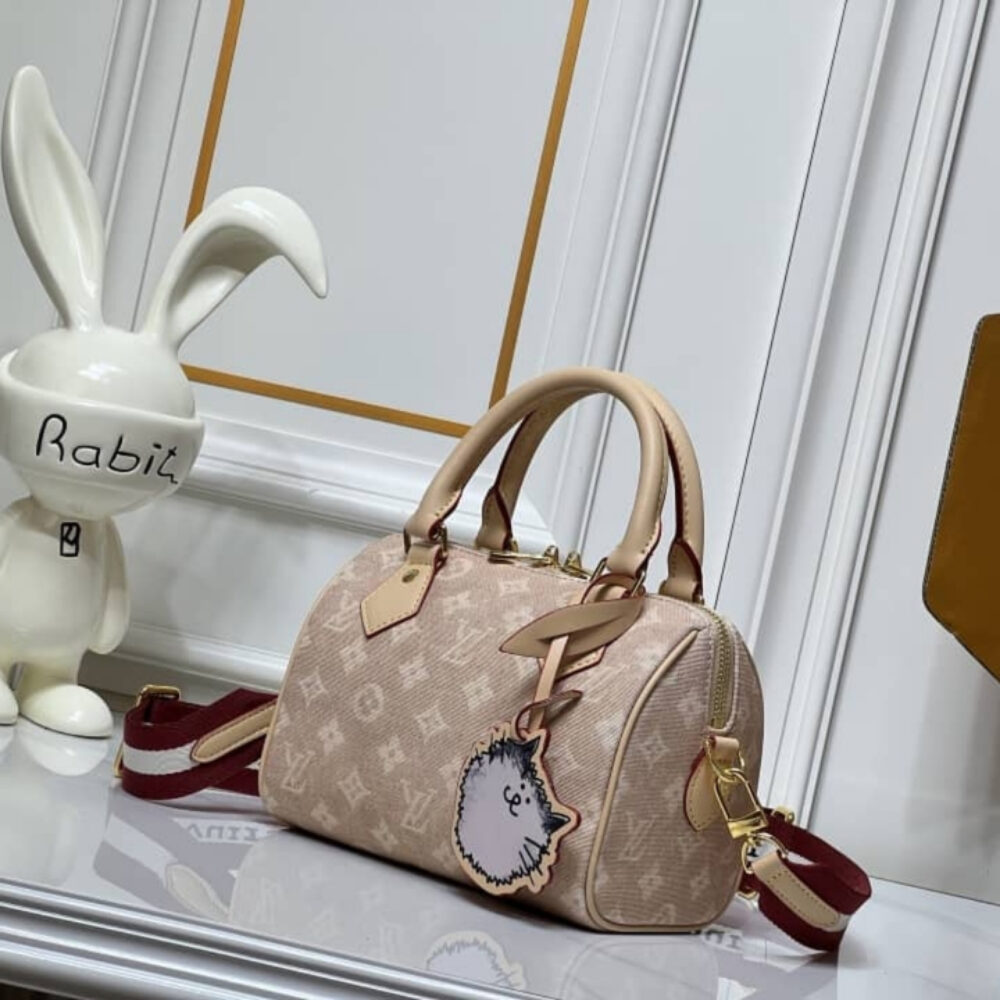 Louis Vuitton Speedy Bandoulière 20 Meowgram Pale Pink 20Cm M15151 - Image 4