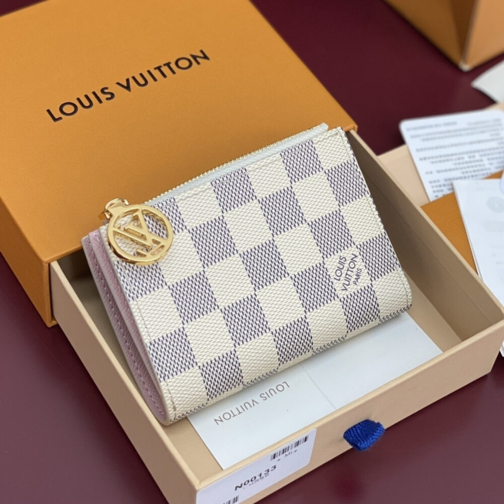 Louis Vuitton Lisa Wallet Damier Azur 11Cm N00133 - Image 2