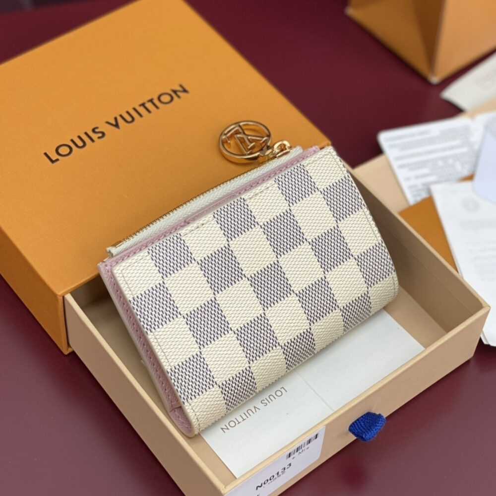 Louis Vuitton Lisa Wallet Damier Azur 11Cm N00133 - Image 3