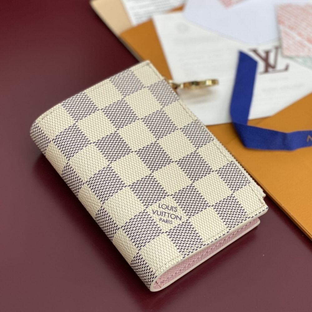 Louis Vuitton Lisa Wallet Damier Azur 11Cm N00133 - Image 4